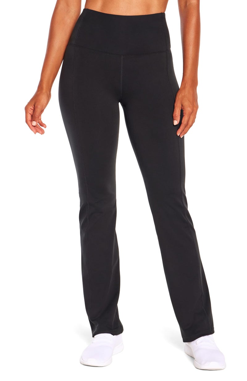 Marika womens Sophia High Rise Tummy Control Bootleg Leggings, Black, Medium US - Image 1
